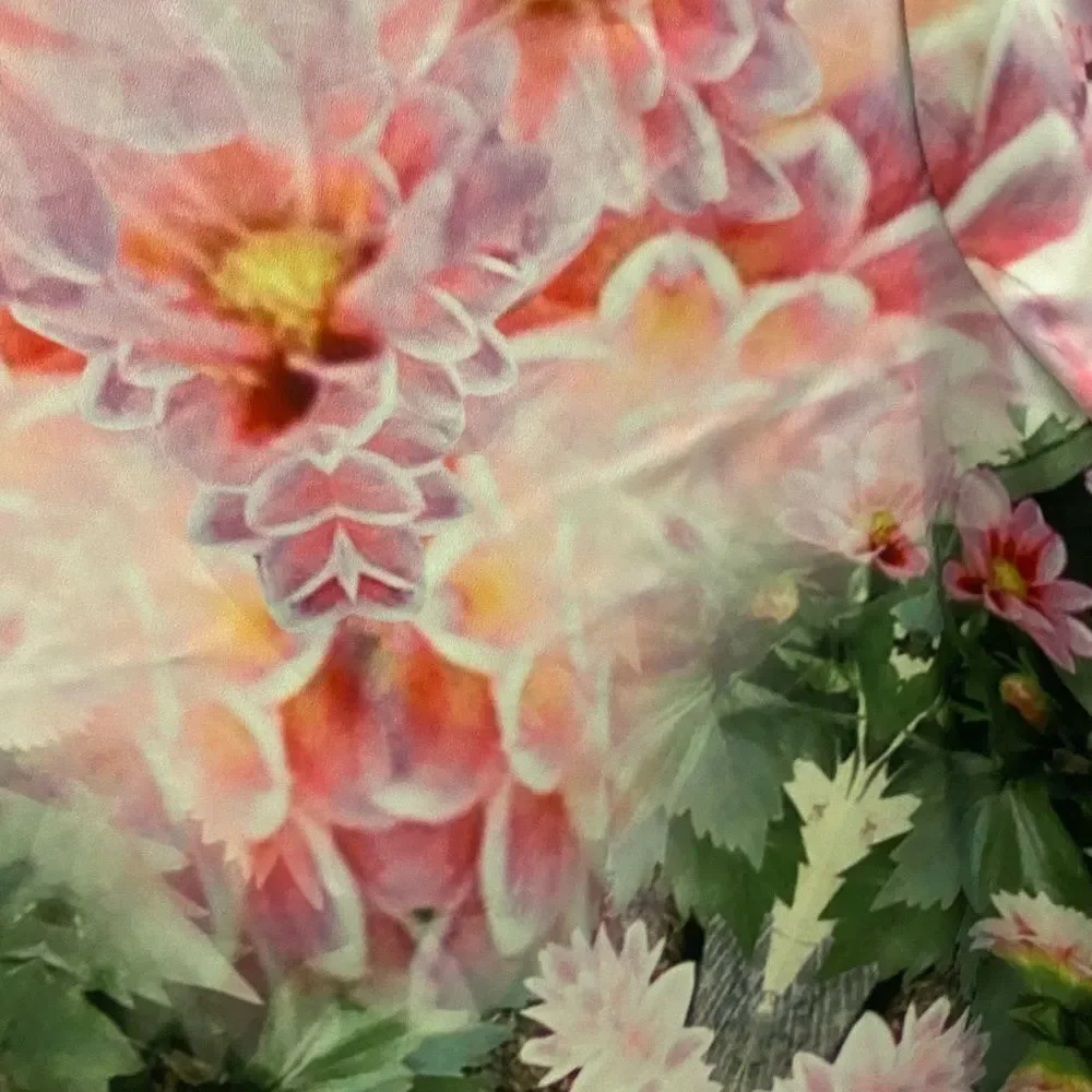 Ted Baker floral printed dress, size 4 - Picture 4 of 6